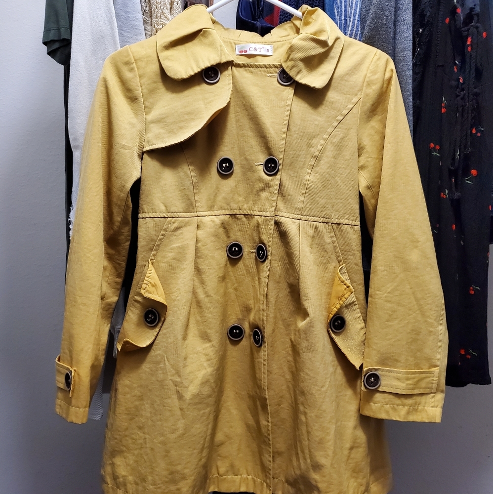 Korean Mustard Colored Coat